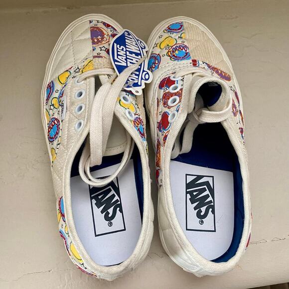 Vans Authentic 44 DX Positivity Patchwork Womens Size 5 Shoe Sneakers White - Picture 4 of 8